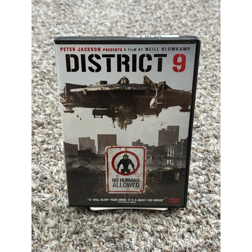 District 9 (DVD, 2009, Widescreen) Peter Jackson Sci Fi Action Film Movie